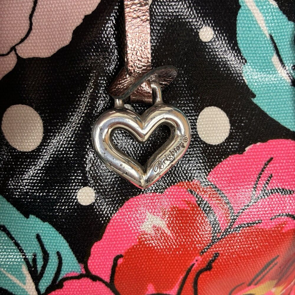 Brighton Floral Madison Rose 2-strap Shoulder Tote Bag - Water Resistant Purse - Picture 7 of 16